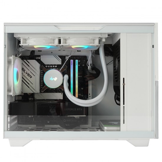 InWin 迎廣科技 F3 白/木紋 (AN120P*1) M-ATX