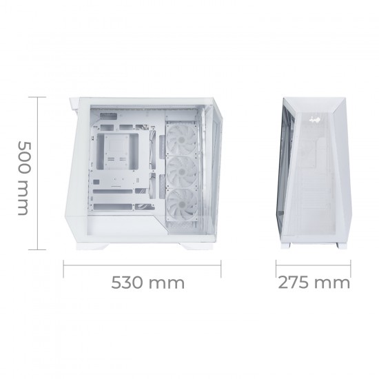 InWin 迎廣科技 Prism 白 (VX120*4) New