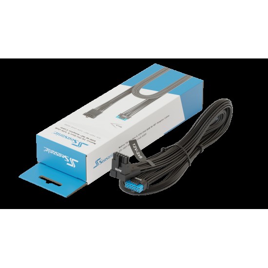 Seasonic 海韻 海韻ATX3 12V-2X6 90度黑色模組線