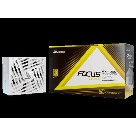 Seasonic 海韻  ATX3 Focus GX-1000白色/SRPFGX102A5A32SF金牌全