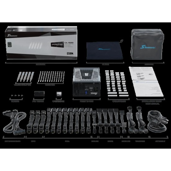 Seasonic 海韻 ATX3 PRIME TX-1600/SSR-1600TR2 鈦金全