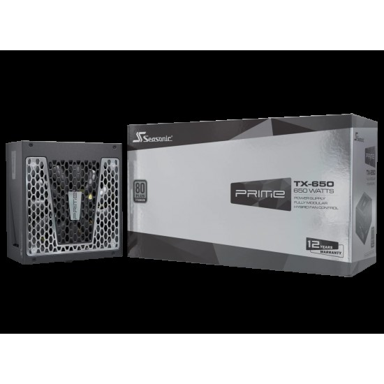 Seasonic 海韻 PRIME TX-650/SSR-650TR 鈦金全