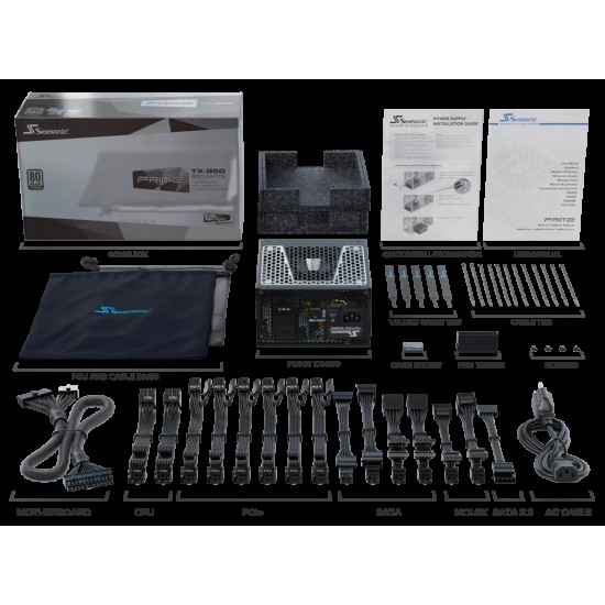 Seasonic 海韻 PRIME TX-850/SSR-850TR 鈦金全