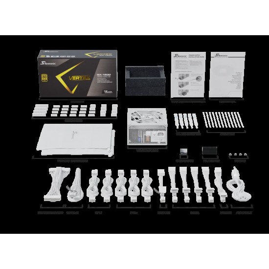 Seasonic 海韻 VERTEX GX-1200白色/12122GXAFS 金牌全